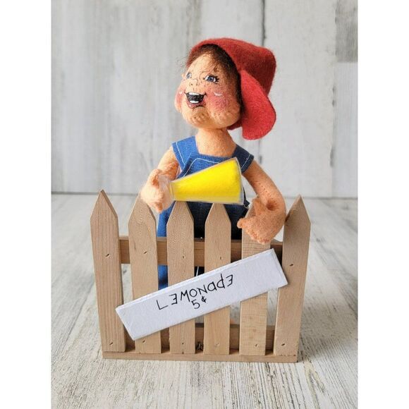 Annalee 2000 lemonade stand boy collectible plush home decor - Picture 1 of 7